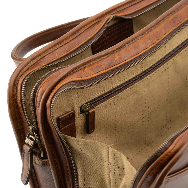 Miller Standard Attaché Case - Titan Milled Brown