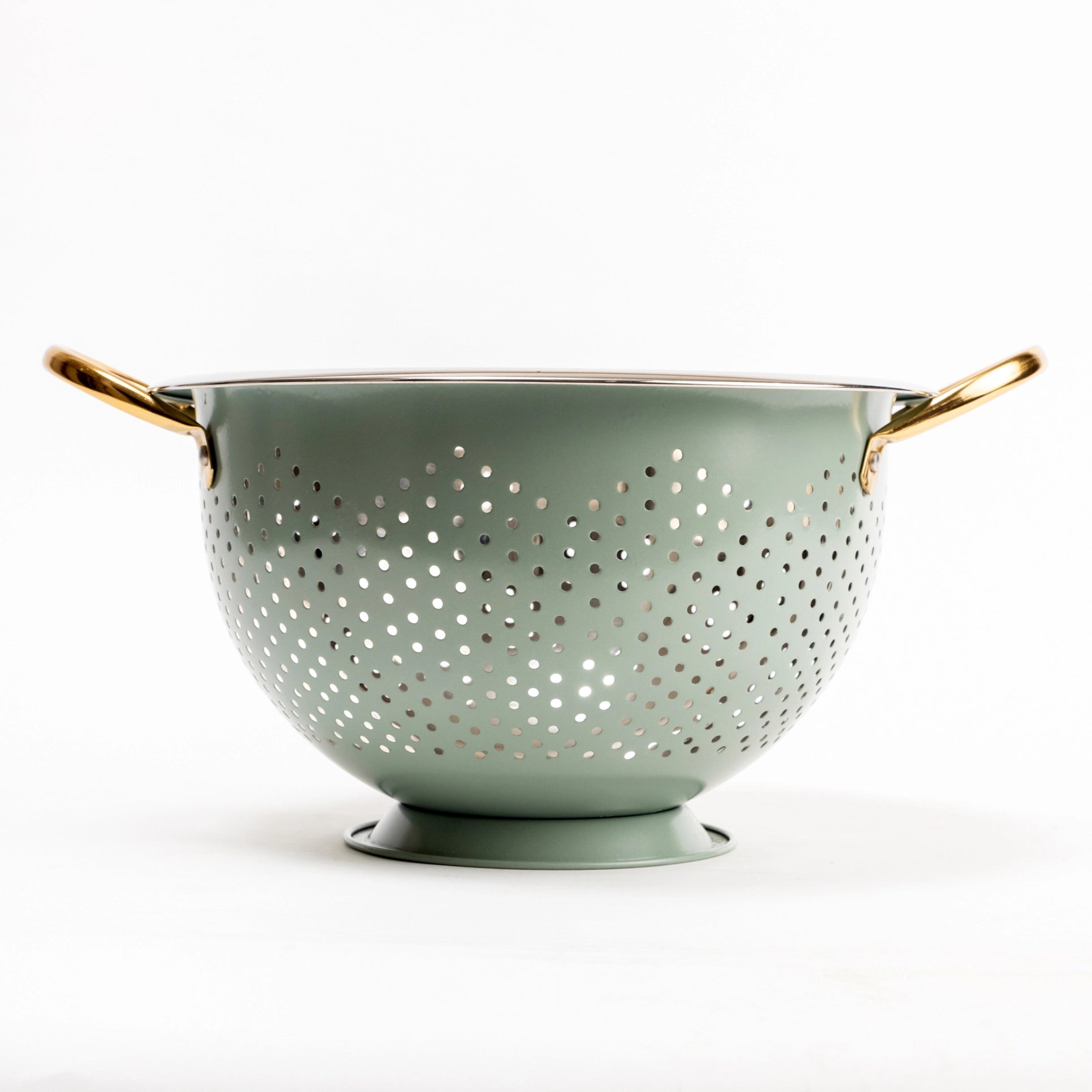 Colum Steel Colander Green