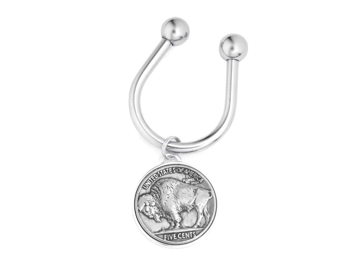 Buffalo Nickel Key Ring