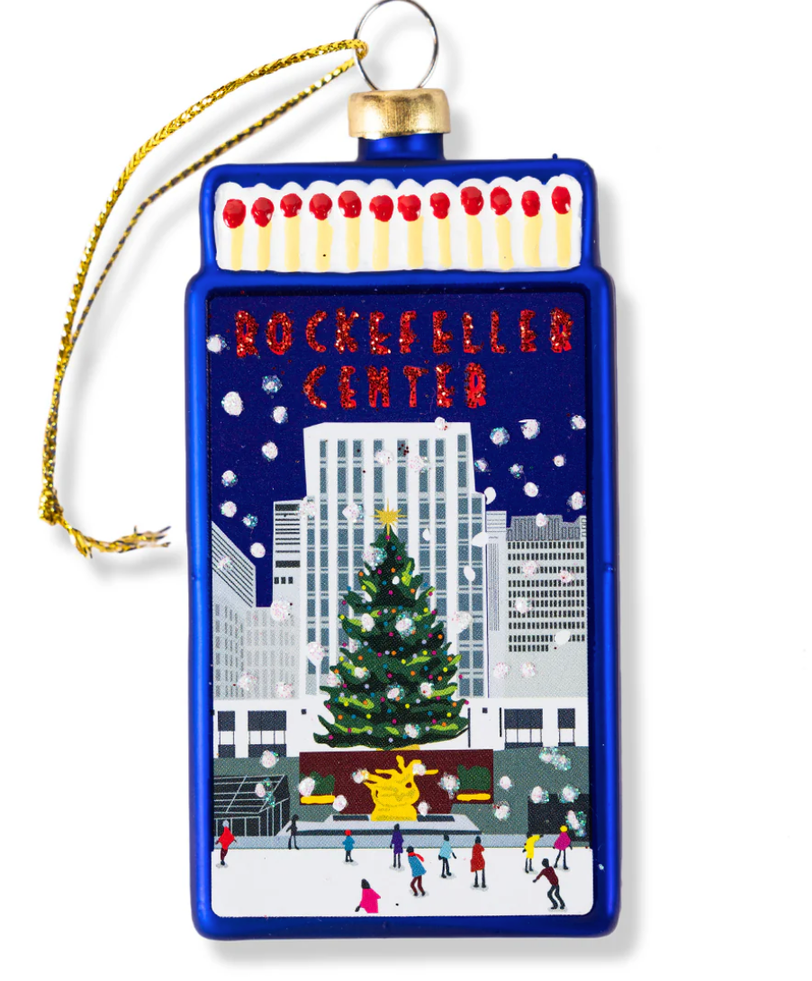 Matchbook Ornament - Rockefeller Center