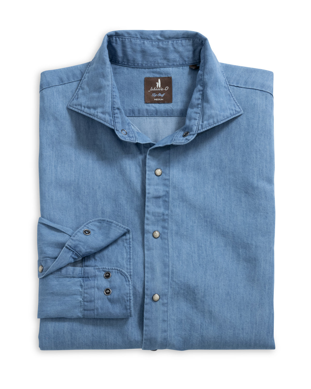 Chambray Snap Top Shelf Button Down