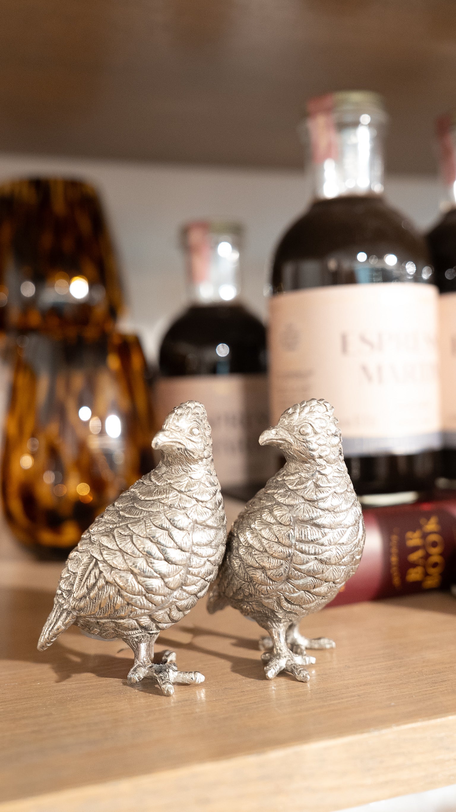 Standing Quails Salt & Pepper Set