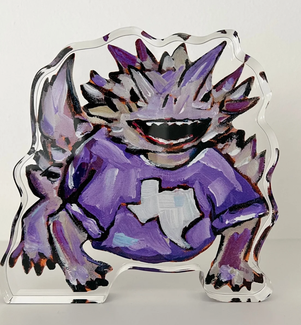 TCU Horned Frog Acrylic