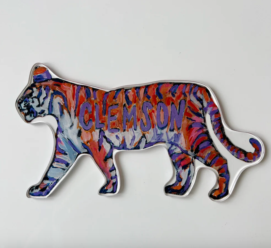 Clemson Tiger Walking Acrylic