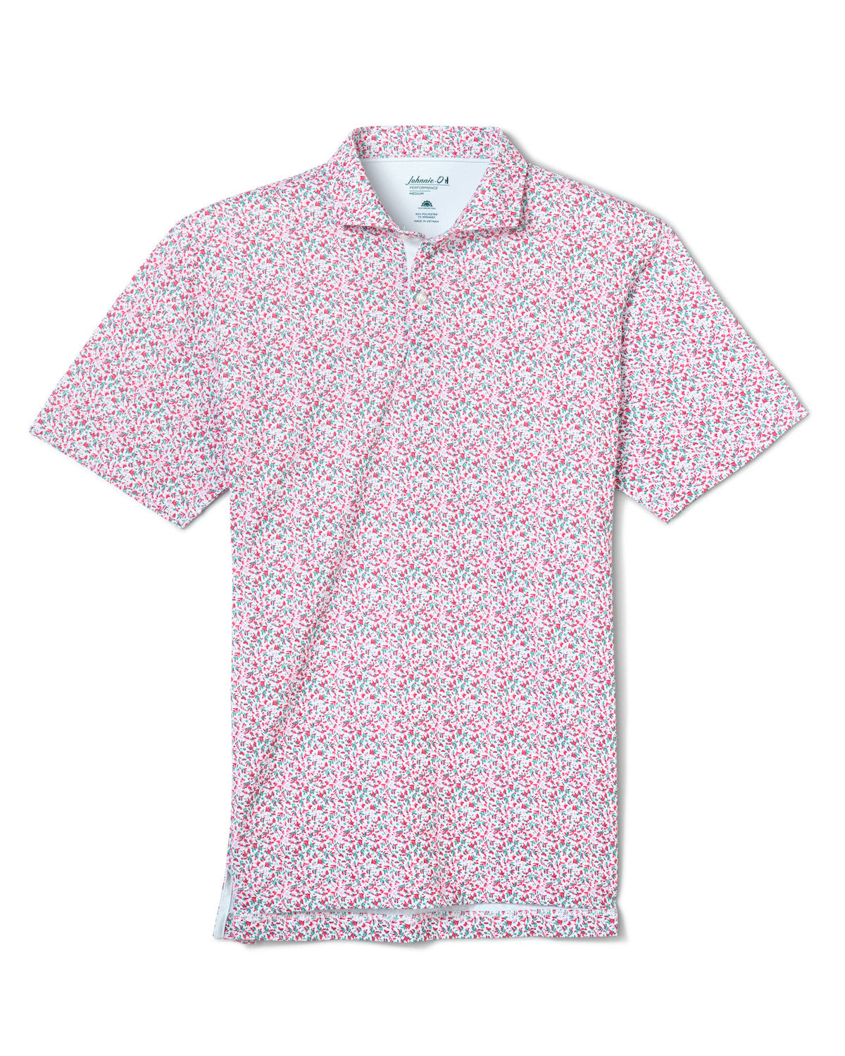 Bloom Neat Performance Mesh Polo