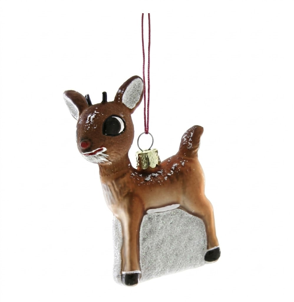 Retro Rudolph Ornament