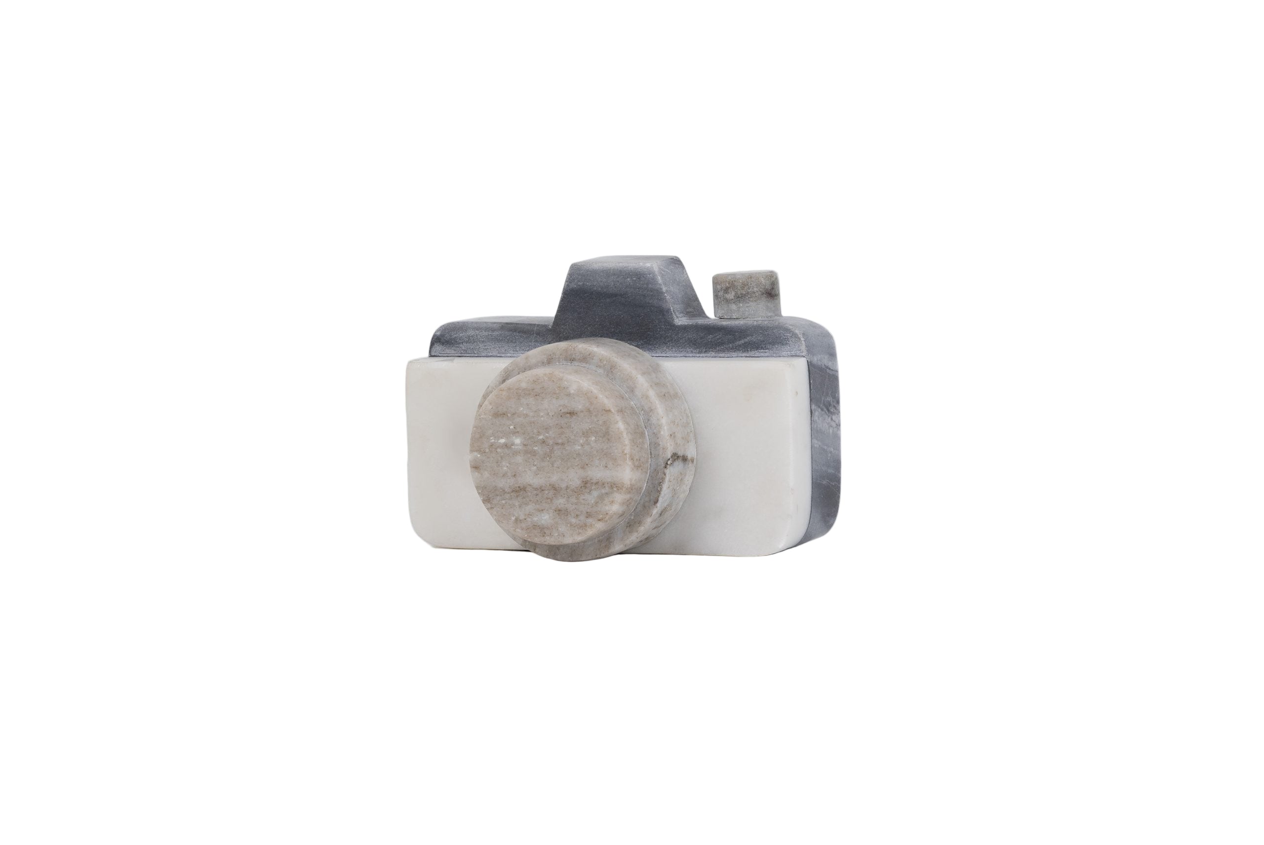 Marble Camera Bookend