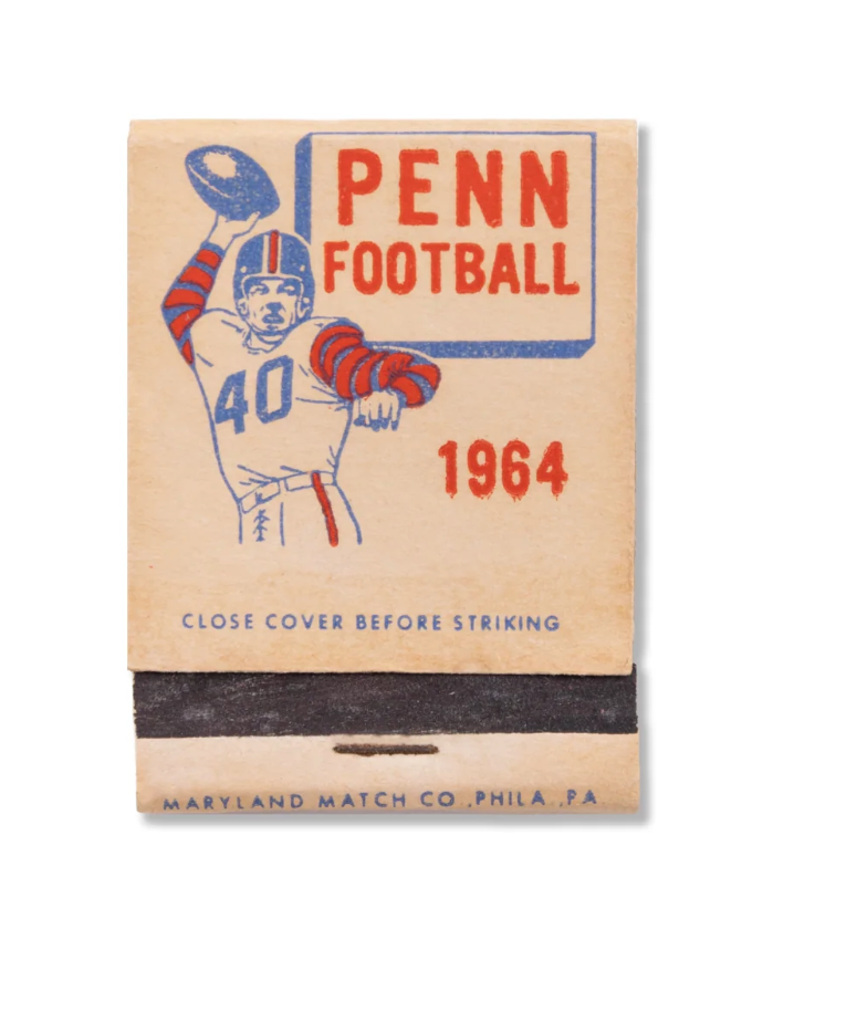 Penn Football (Front) Matchbook Print -  Print Only