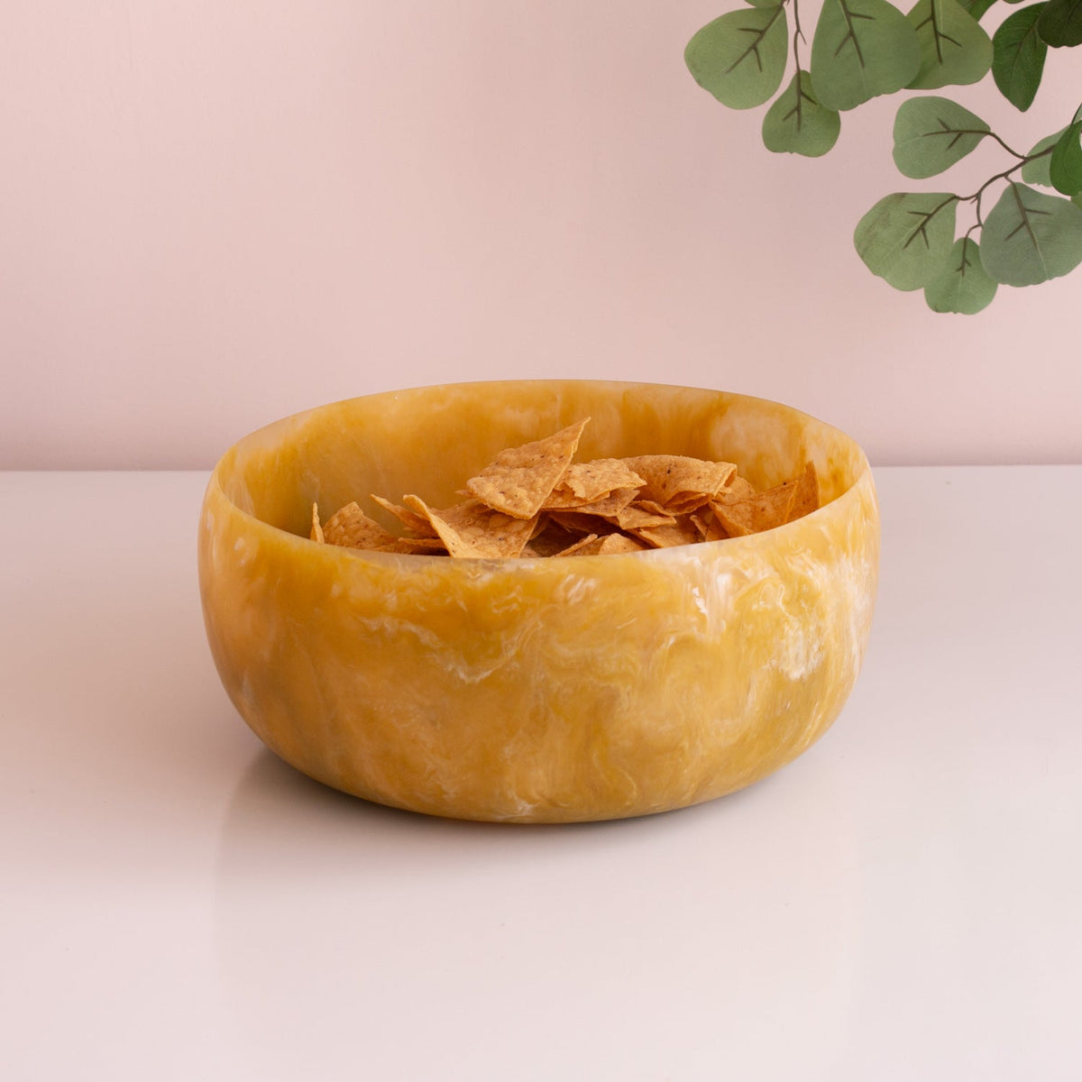 RESIN Sorbet Large Round Bowl - Matcha