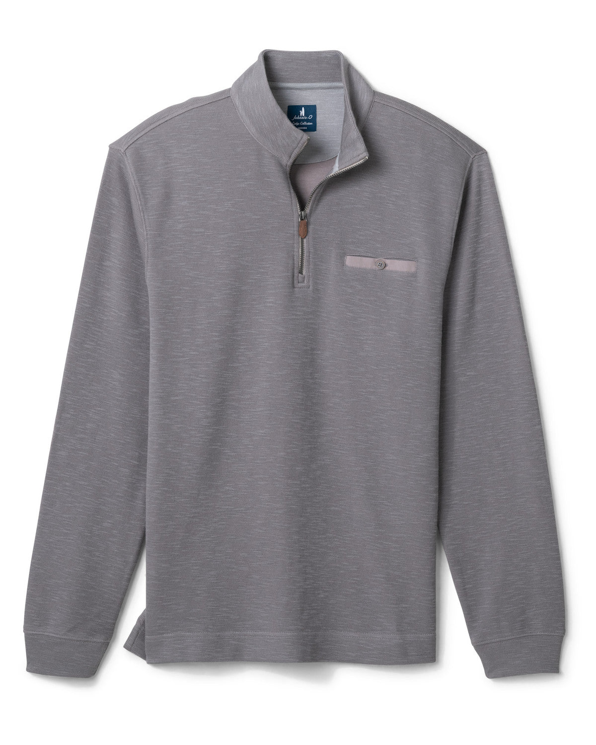 Flame Stitch Quarter Zip Pullover