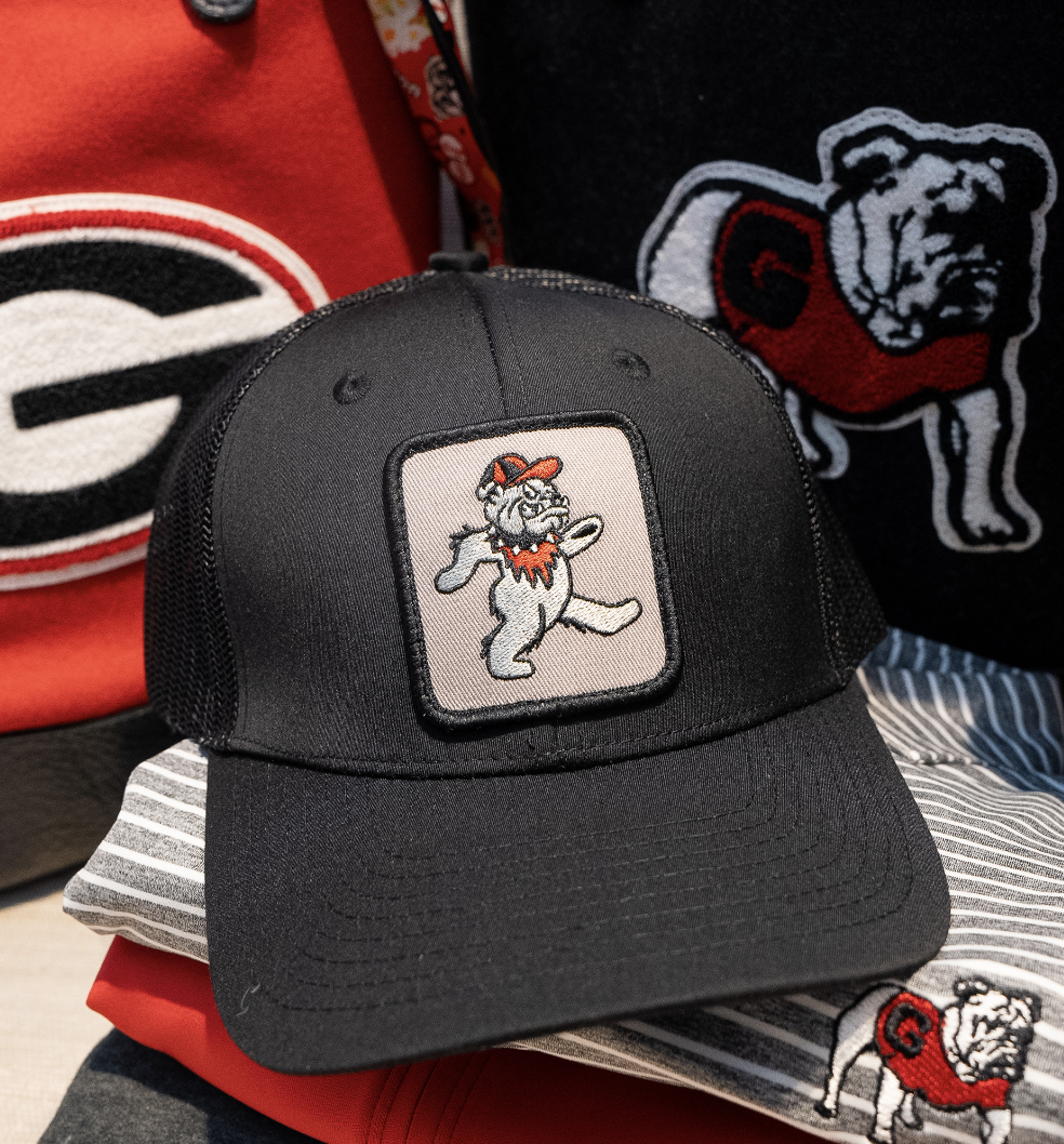 Dancing Dawg Black Trucker