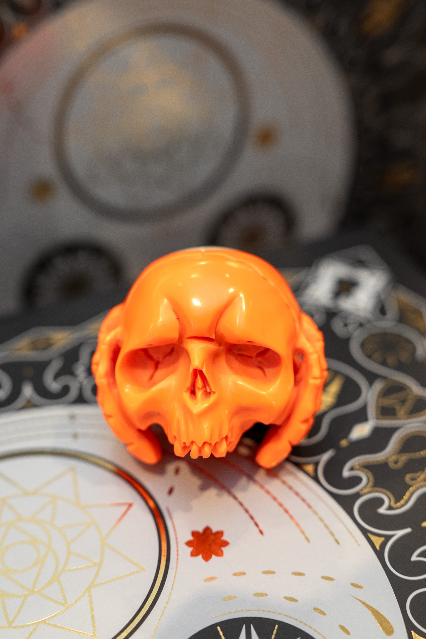 Headache Pool Ball Orange