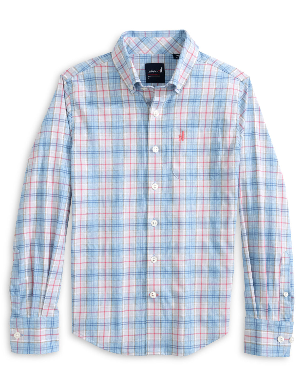 Boys Lane Plaid Button Down Shirt