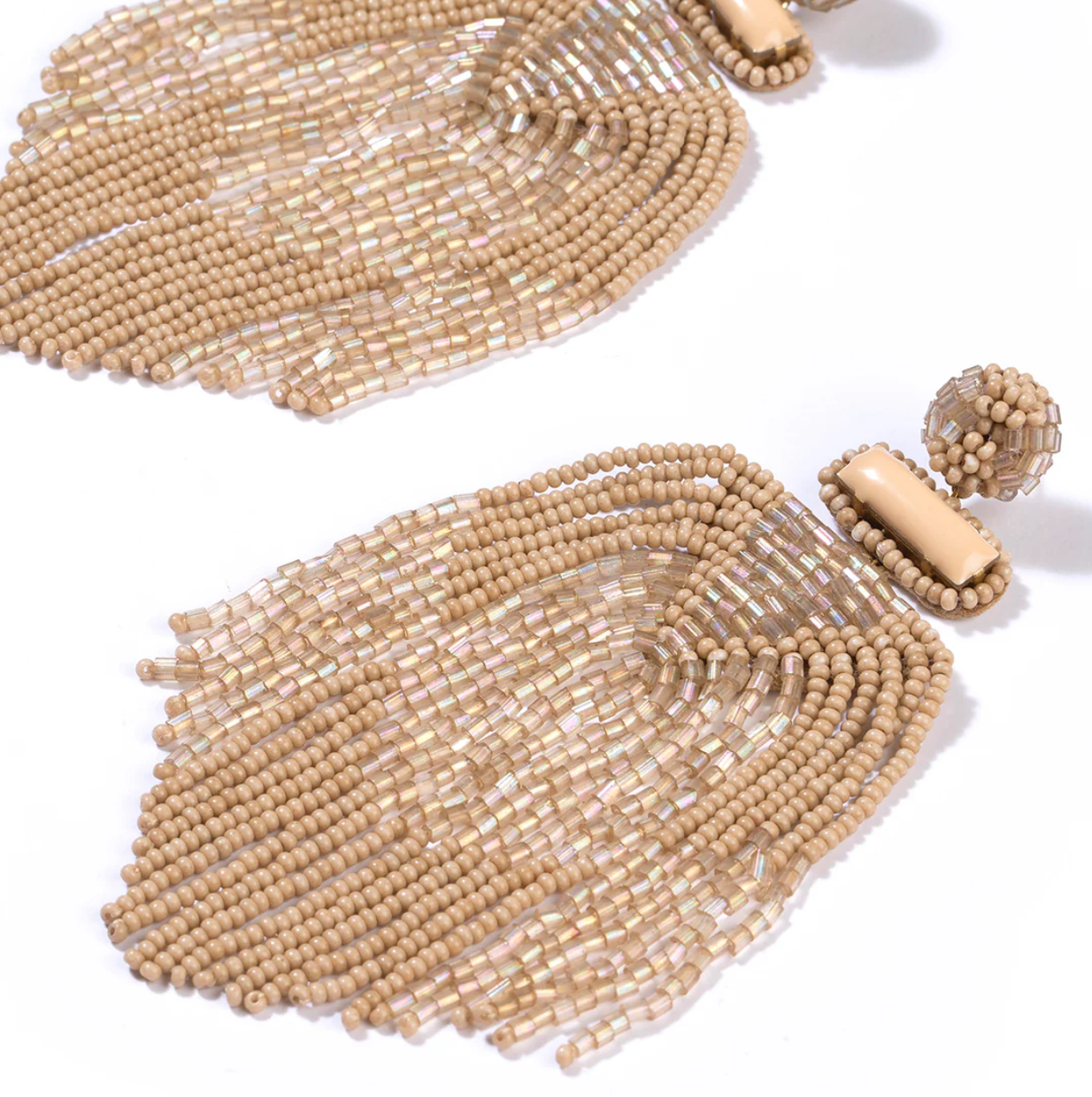 Jody Earrings - Beige