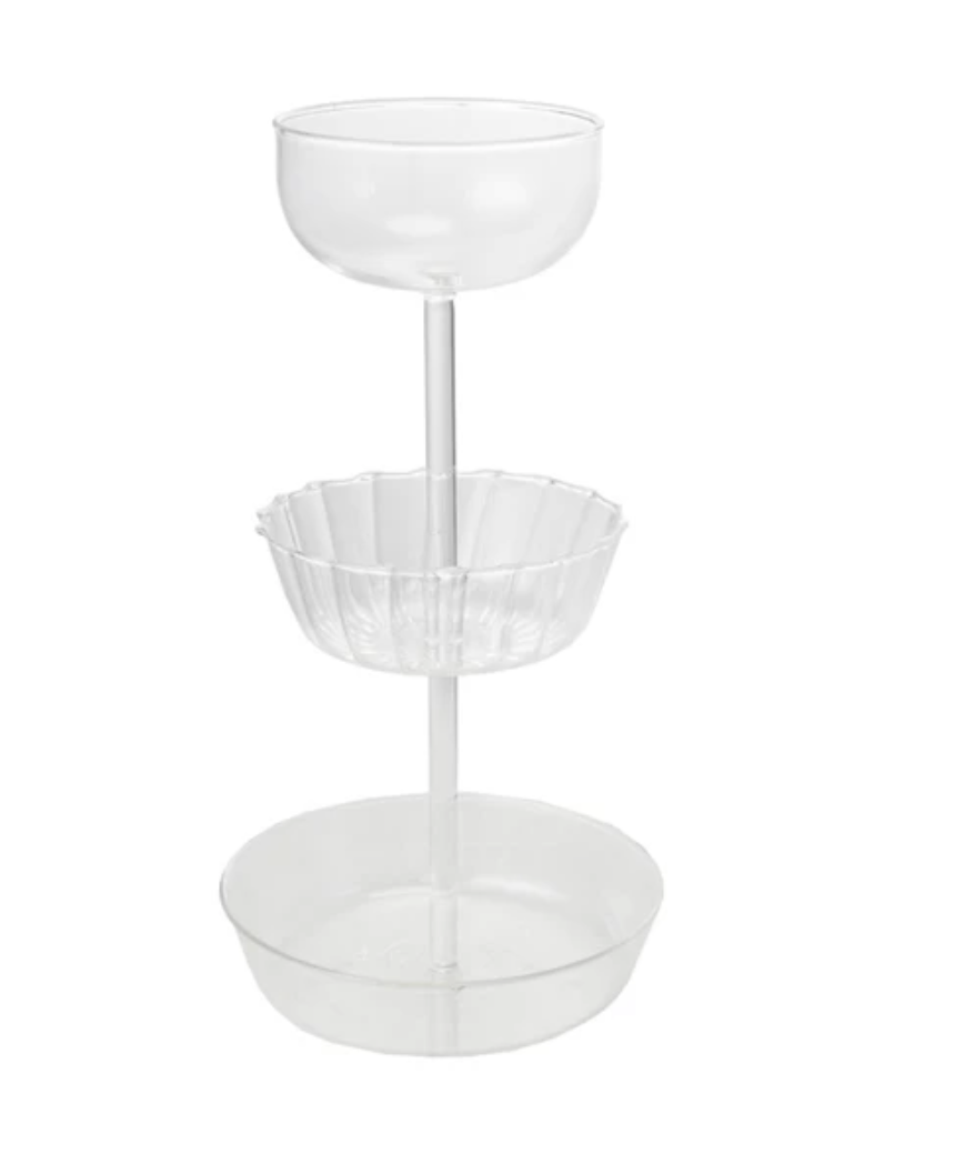 3 Tier Glass Tray