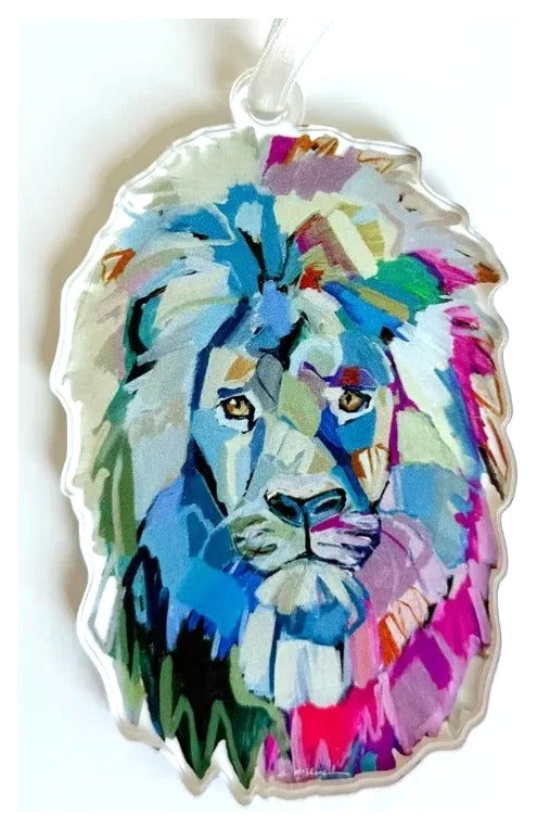 Noble Lion Acrylic Ornament