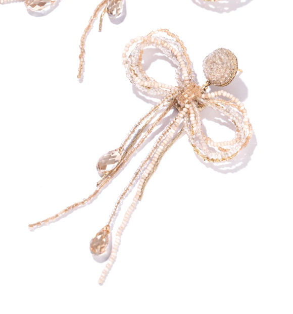 Coquette Earrings Champagne