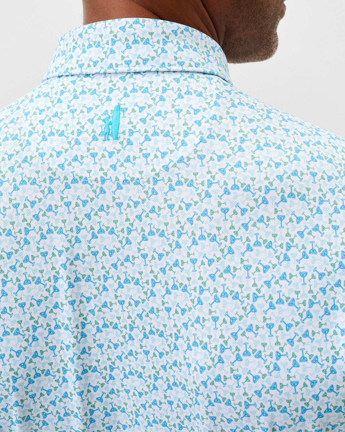 Cocktail Time Performance Mesh Polo