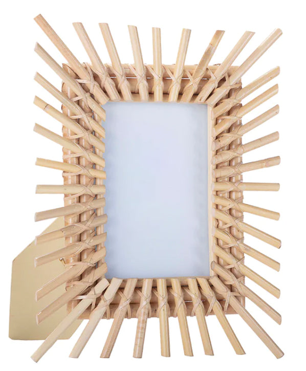 Bamboo Sunburst Rectangle Frame 5x7