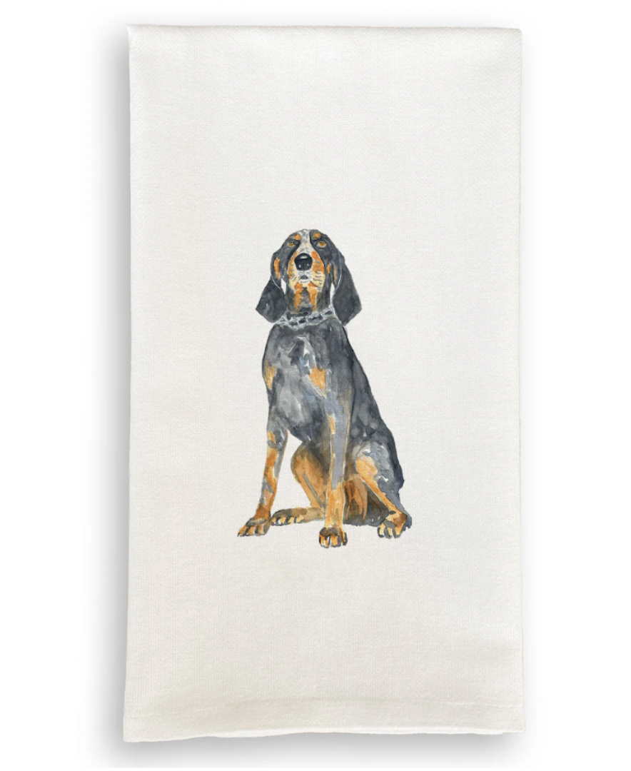 Tennessee Coon Hound Dish Towel