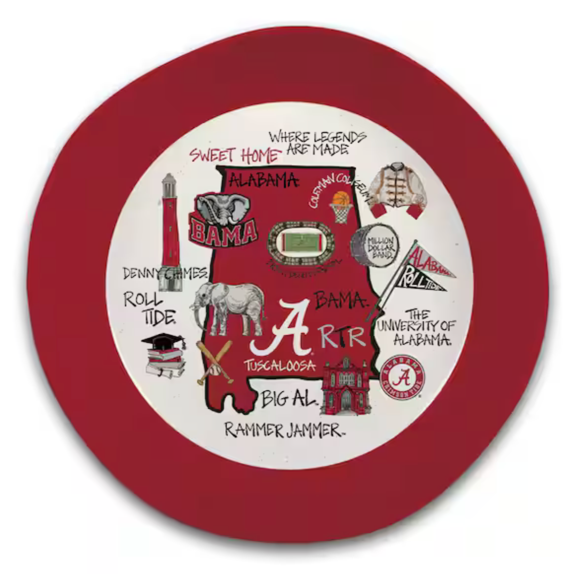 Alabama Melamine Bowl