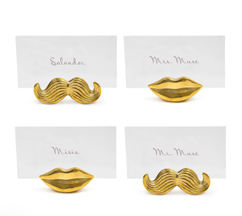 Mr. & Mrs. Muse Brass Placecard Holders