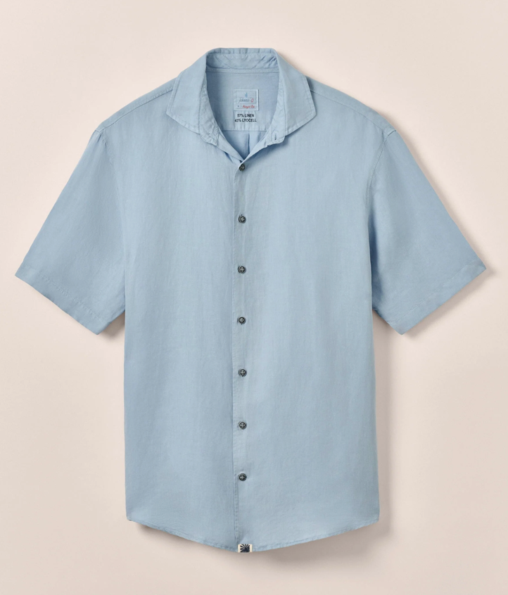Gianni Linen Blend Button Down