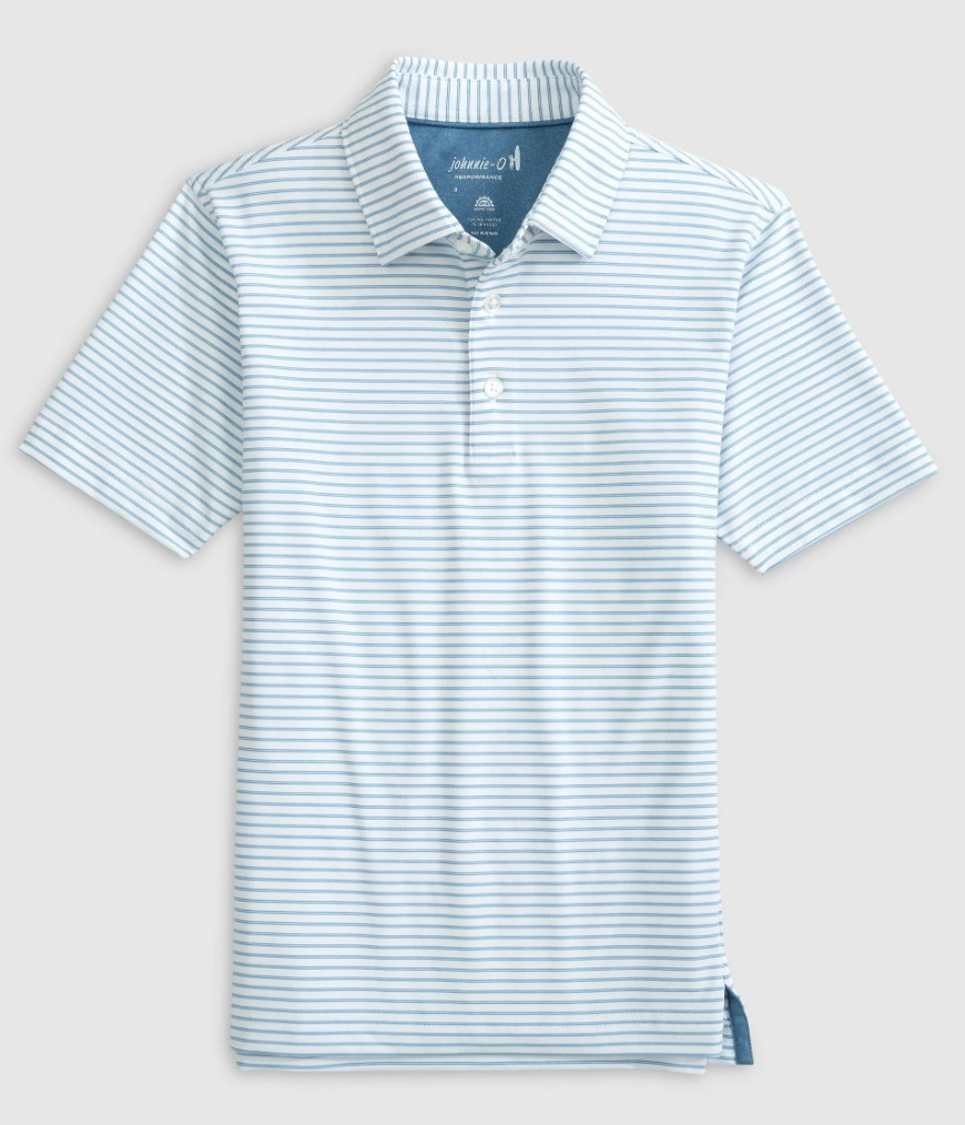 Michael Jr. Striped Jersey Performance Polo