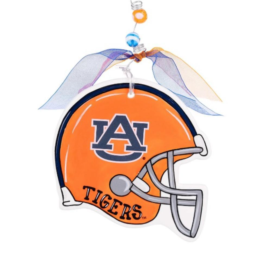 Auburn Helmet Flat Ornament