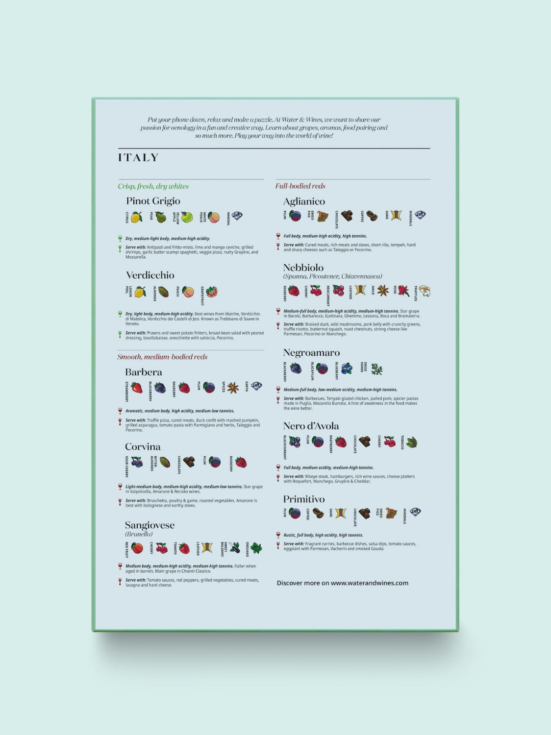 Italy Wine Puzzle