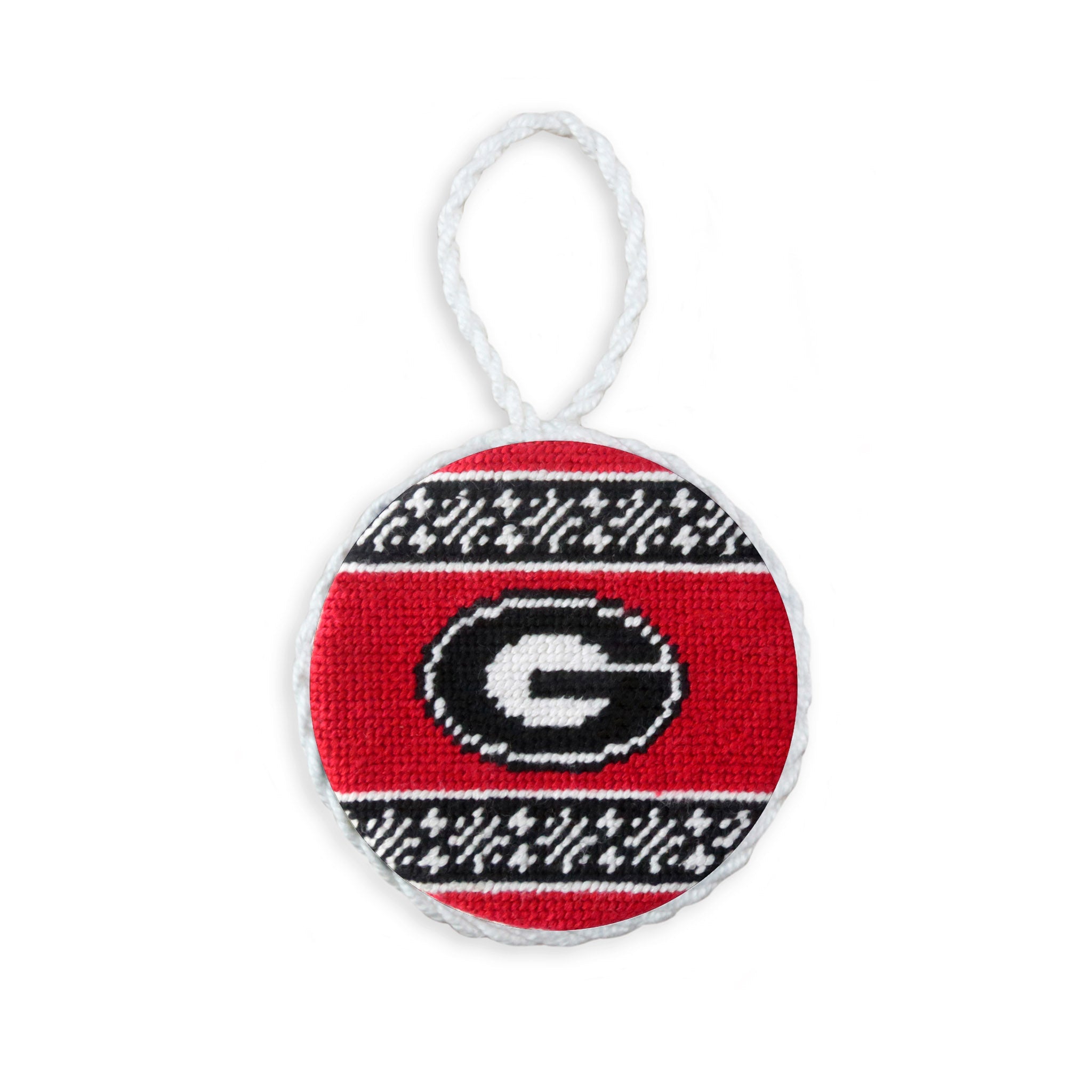 Georgia Needlepoint Ornament