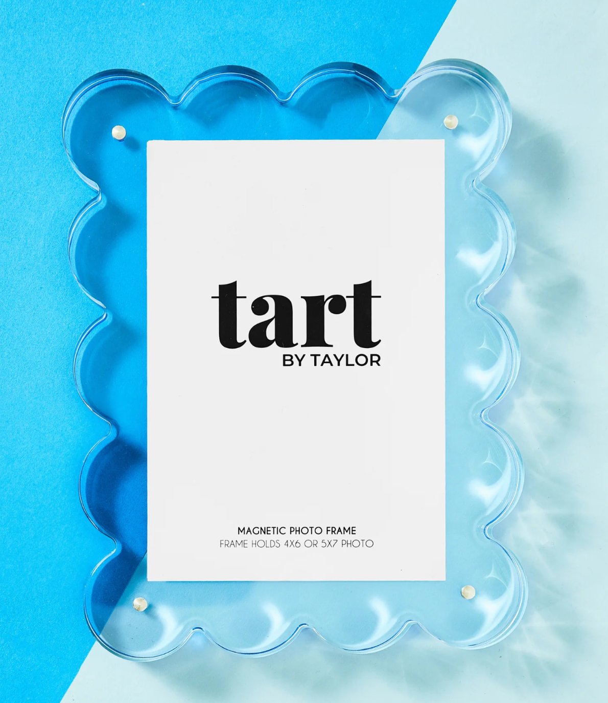 Neon Blue Acrylic Picture Frame