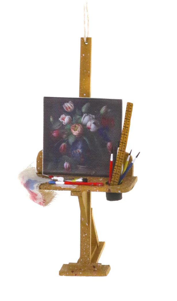 Art Studio Easel Ornament