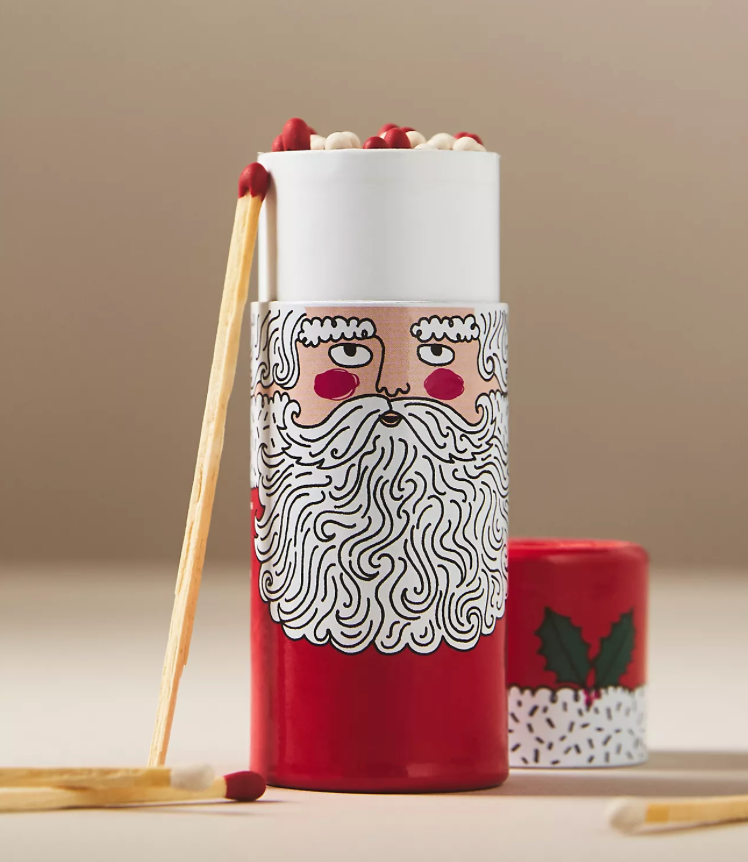 Father Christmas Cylinder Matches