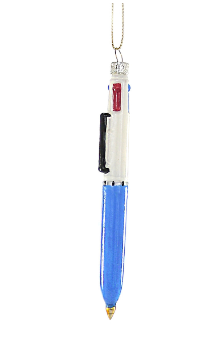 Retro Color Click Pen Ornament