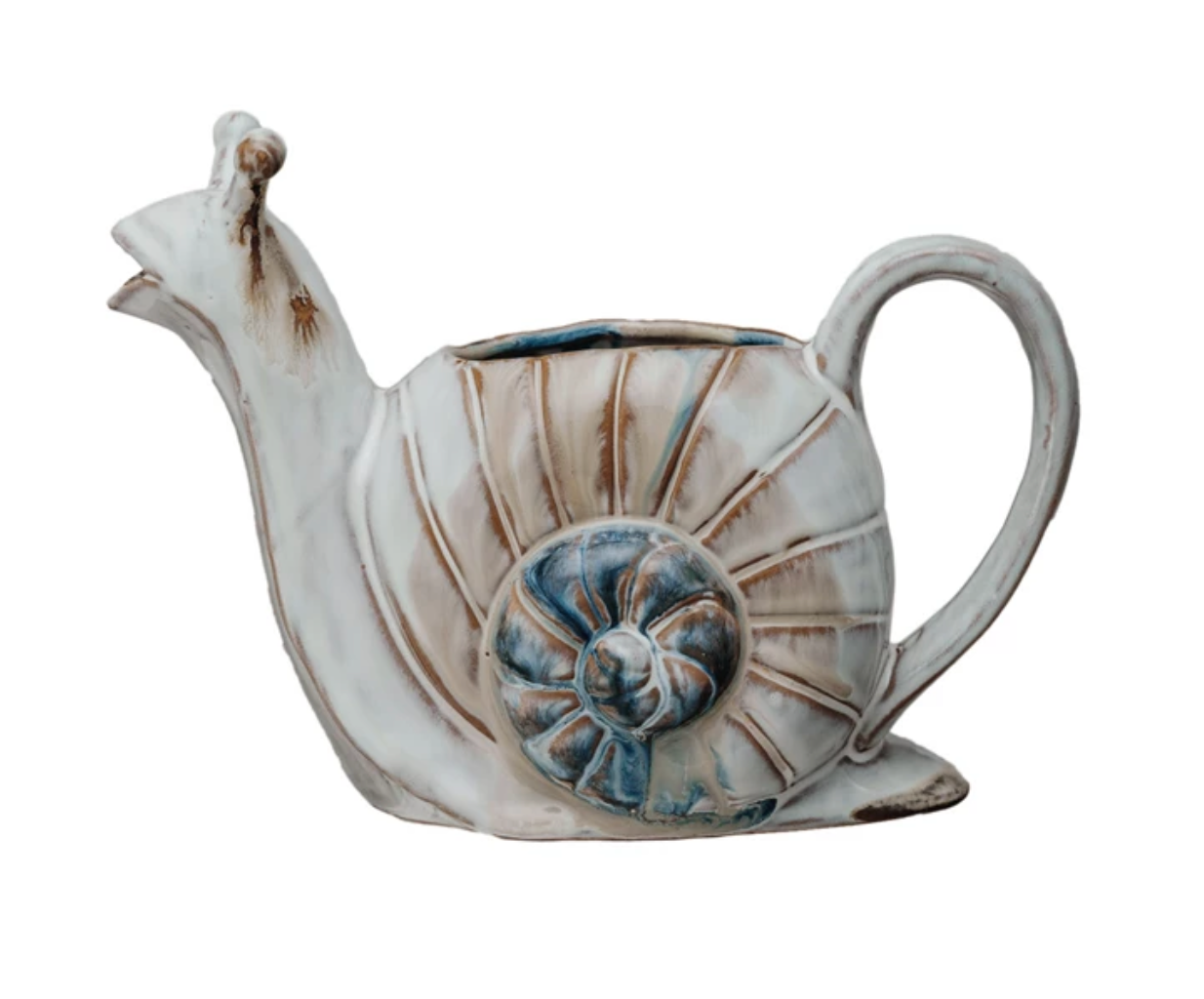 Stoneware Snail Watering Can