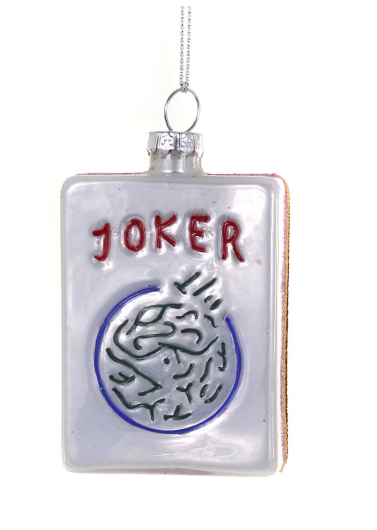Joker Mahjong Tile Ornament