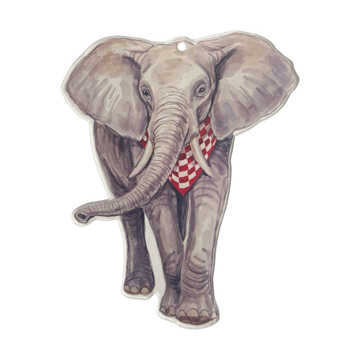 Watercolor Elephant Acrylic Ornament