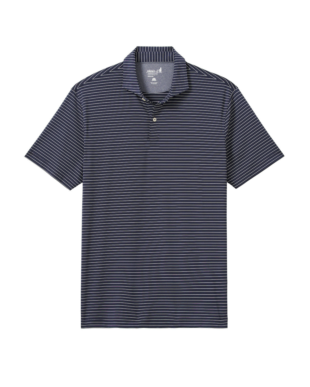 Beau Striped Performance Jersey Polo