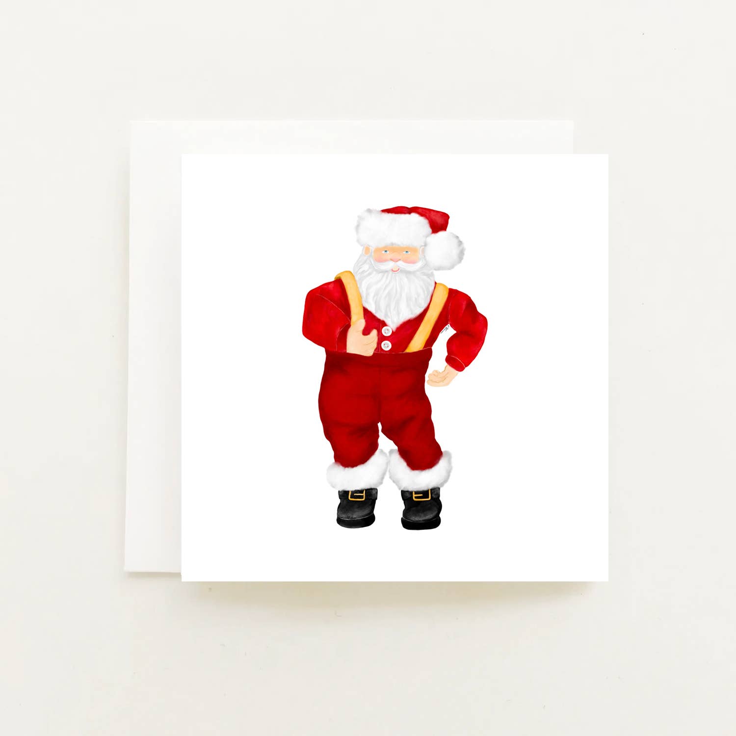Dancing Santa Enclosure Card