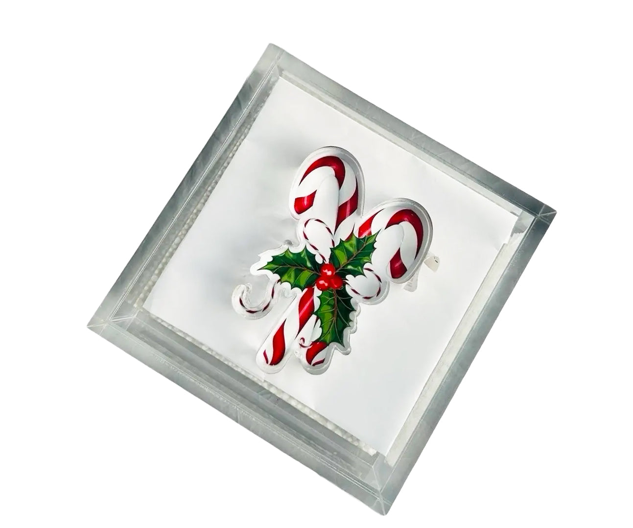 Candy Cane Napkin Holder Set