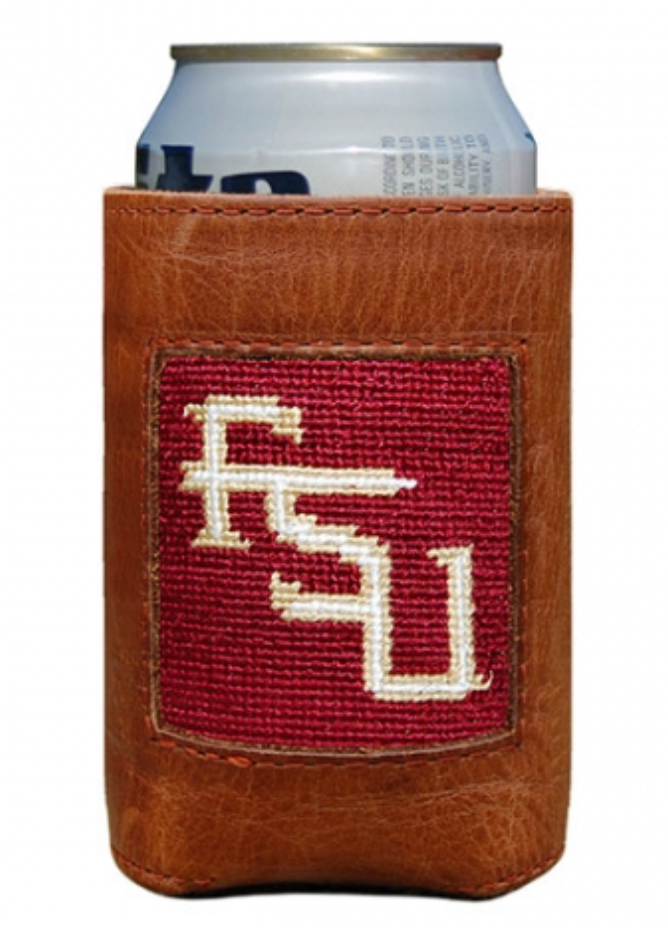 Florida State Needlepoint Can Cooler