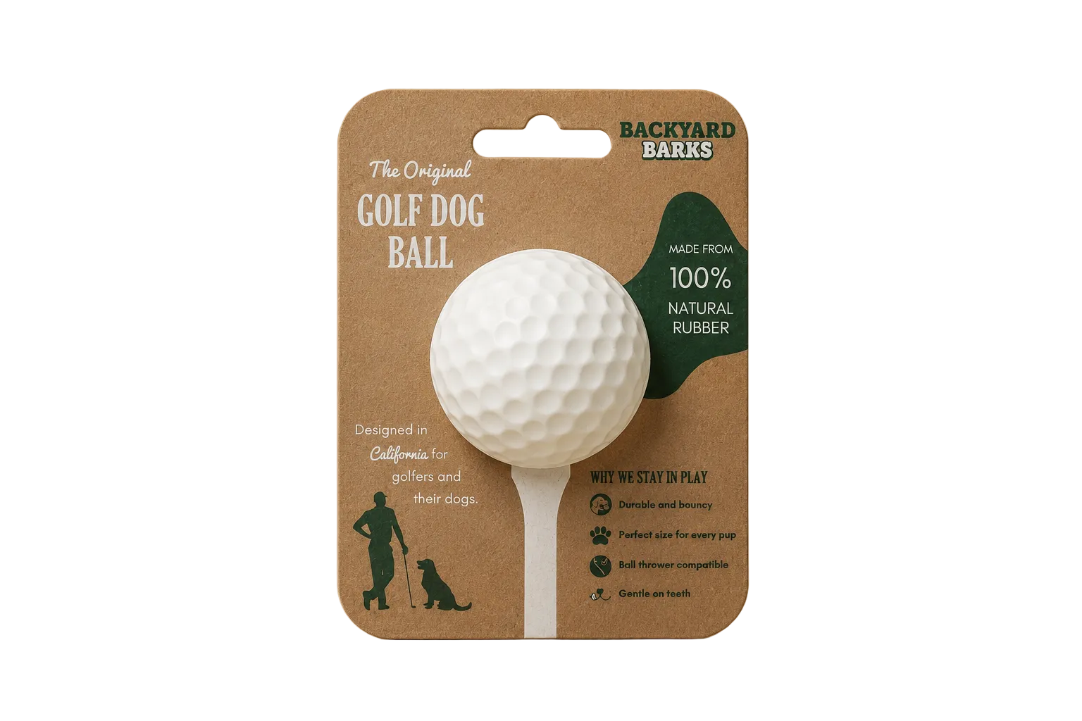 Golf Dog Ball Toy