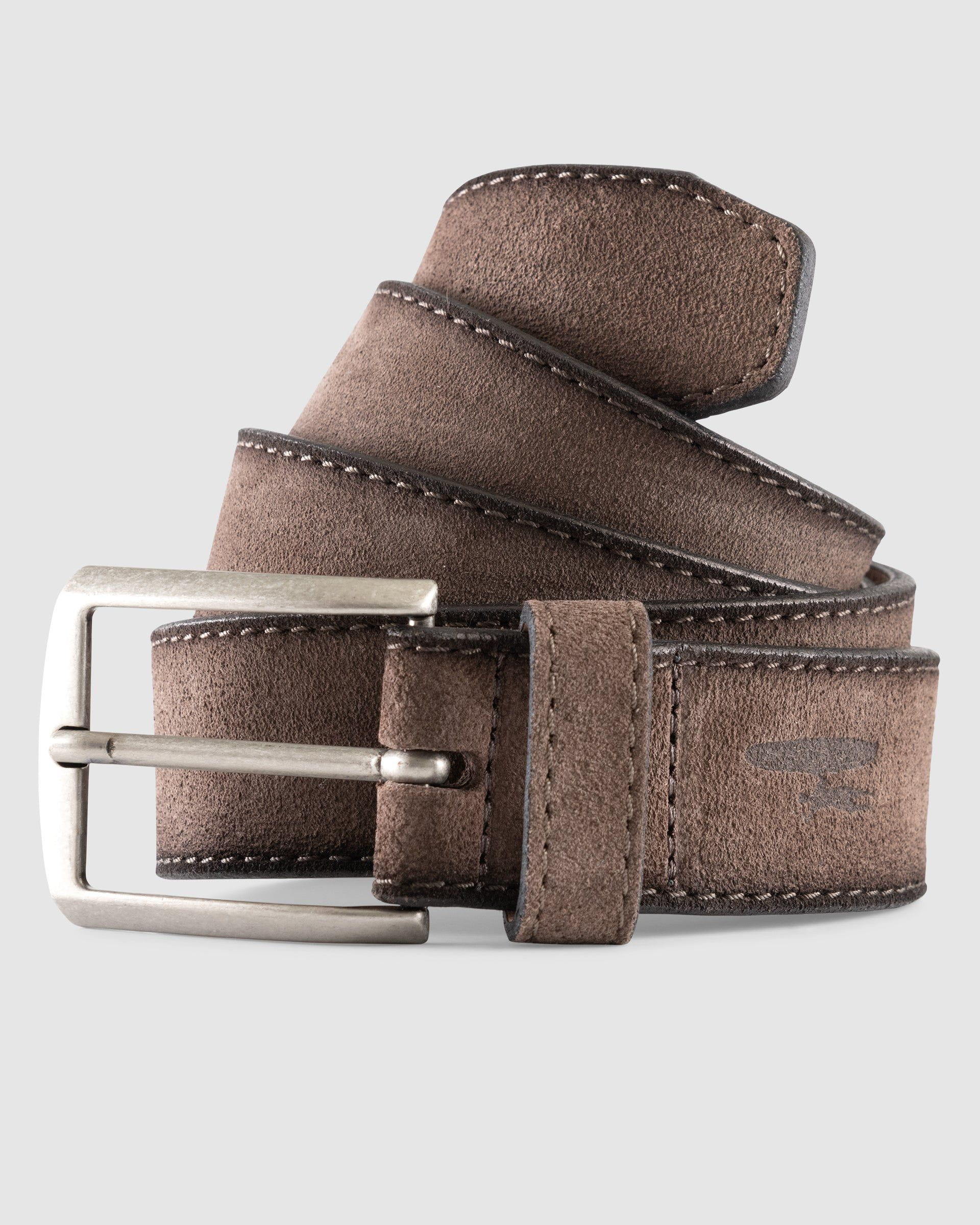 Vintage Suede Leather Belt