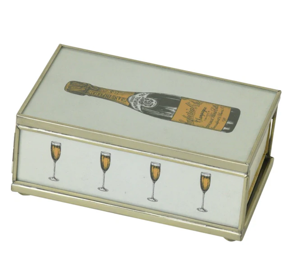 Champagne Bottle Matchbox Cover