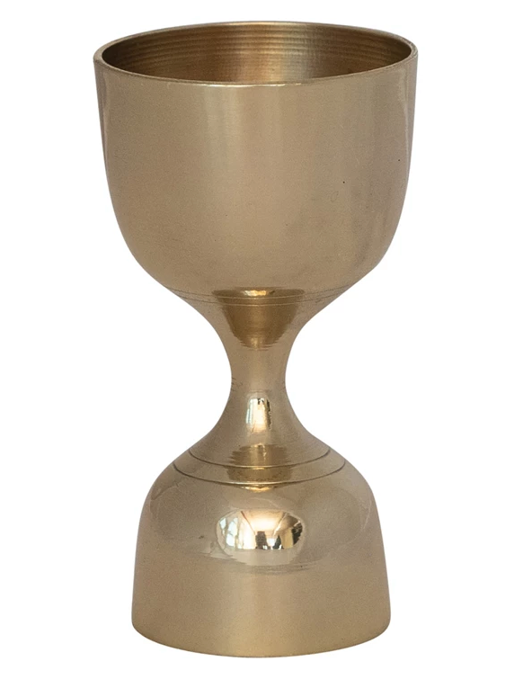 Brass Double Sided Cocktail Jigger
