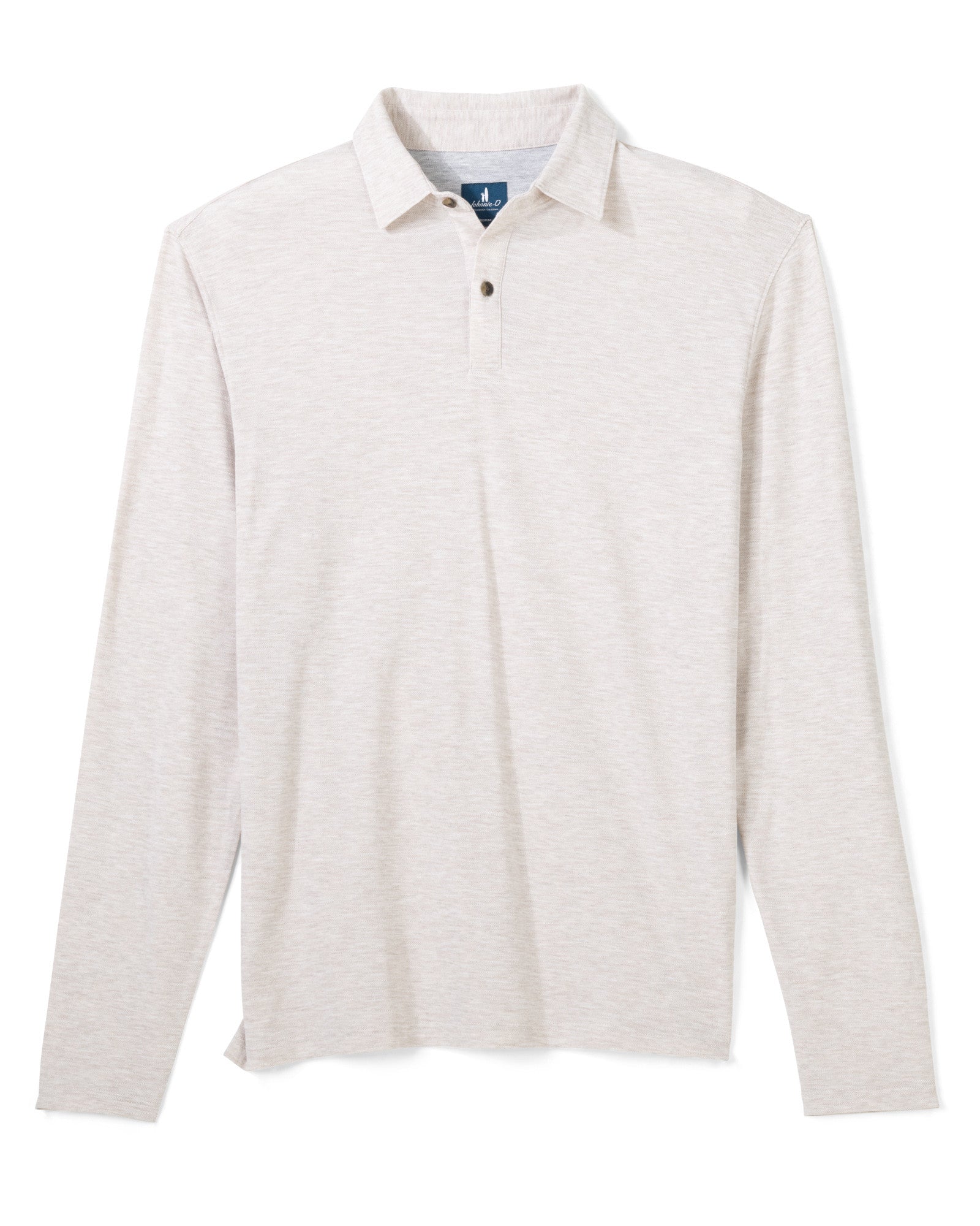 Long Sleeve Slub Pique Polo
