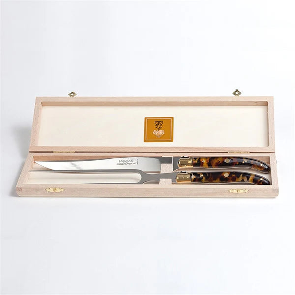 2 Piece Berlingot Carving Set - Flake Handle