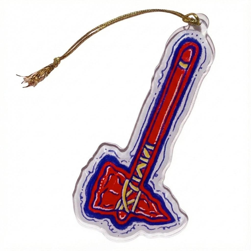 Atlanta Braves Tomahawk Ornament