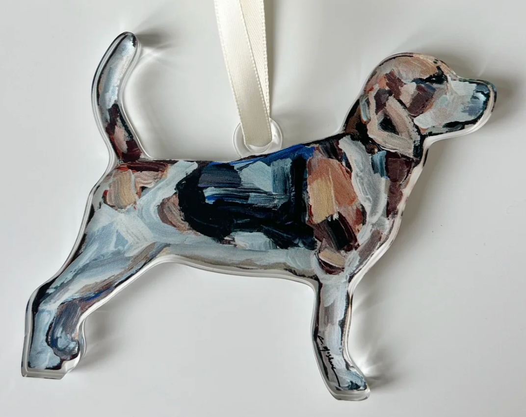 Beagle Acrylic Ornament